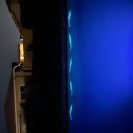 Glow in the Dark Wave Dolphins Pool Mosaic