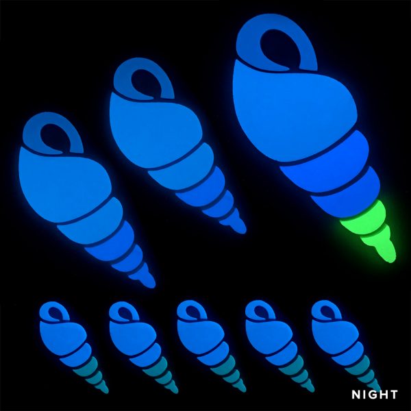 Glow in the Dark Cerith Shell Family Pool Mosaic
