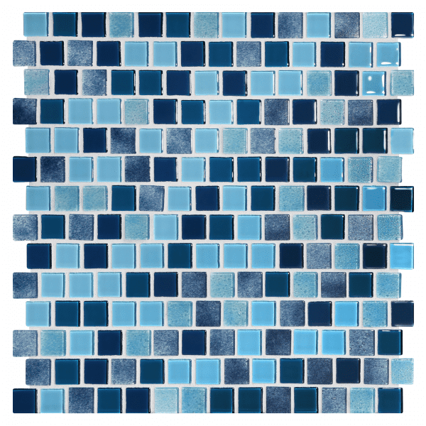 Ultramarine 3/4″ x 3/4″ (Tides Series) Glass Pool Tile