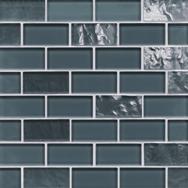 Pastoral Mixed 1-1/2″ x 3″ (Reflections Series) Glass Pool Tile