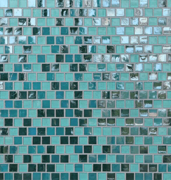 Blue Lagoon 5/8″ x 5/8″ (Opal Blends Series) Glass Pool Tile