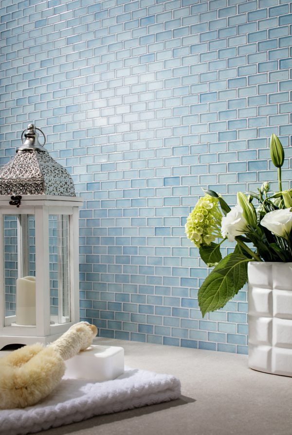 Angelite 3/4″ x 1-5/8″ (Quartz Series) Glass Pool Tile
