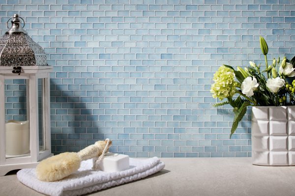 Angelite 3/4″ x 1-5/8″ (Quartz Series) Glass Pool Tile