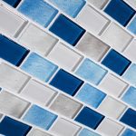 Big Sky 3/4″ x 1-5/8″ (Tides Series) Glass Pool Tile