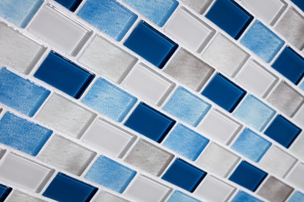 Big Sky 3/4″ x 1-5/8″ (Tides Series) Glass Pool Tile