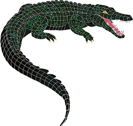 Alligator Pool Mosaics: They’ve Got Teeth!