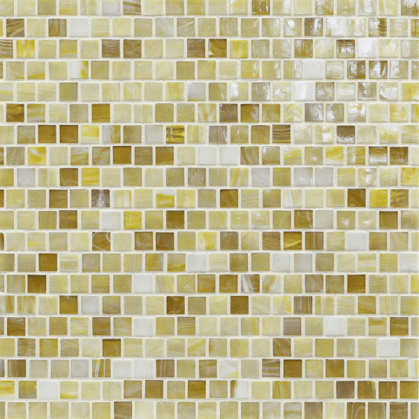 Lemon Meringue 5/8″ x 5/8″ (Opal Solids) Glass Pool Tile