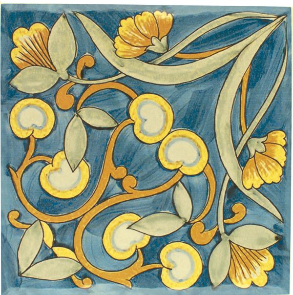 Maioliche 1 6″ x 6″ (Maioliche Series) Porcelain Pool Tile