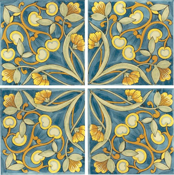 Maioliche 1 6″ x 6″ (Maioliche Series) Porcelain Pool Tile
