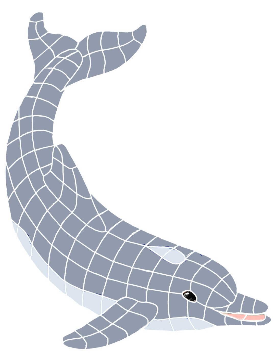 CLEARANCE – Gray Downward Dolphin