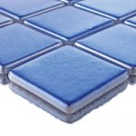 Steel Blue 2″ x 2″ (Modena Series) Glass Pool Tile
