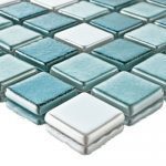 Mint Green Mix 1″ x 1″ (Combinations Series) Glass Pool Tile