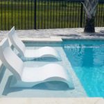 Ledge Lounger Signature Lowback Chair Pool Mosaic