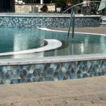 Morning Fog 2″ x 4″ (Dimension Series) Glass Pool Tile