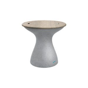 Wheat Lid / Granite Gray Base