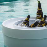 Ledge Lounger Signature Ice Basin with Lid Pool Mosaic