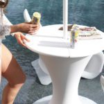 Ledge Lounger Autograph Umbrella Stand Ice Bin Pool Mosaic