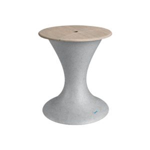 Wheat Lid / Granite Gray Base