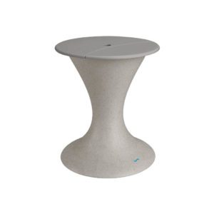 Gray Lid / Sandstone Base