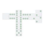Dominoes Pool Mosaic