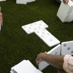 Dominoes Pool Mosaic