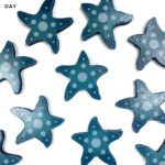 Glow in the Dark Mini Starfish Pool Mosaic