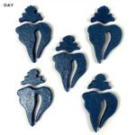 Glow in the Dark Mini Conch Shells Pool Mosaic