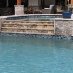 Trench Blue 1″ x 2″ (Ocean Tide Series) Porcelain Pool Tile