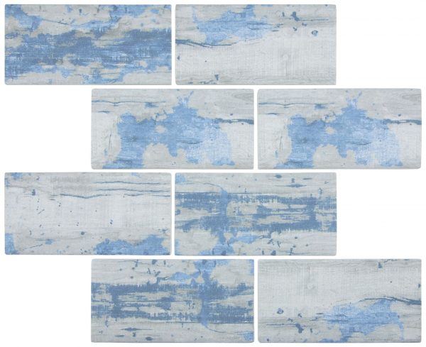 Aspen 3″ x 6″ (Bark Series) Glass Pool Tile