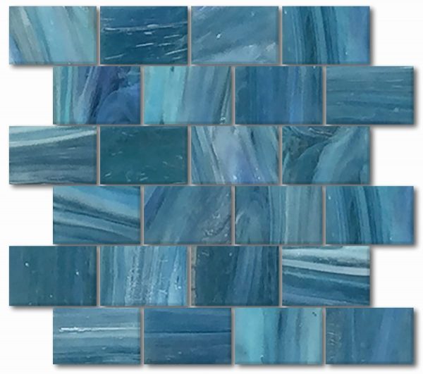 Java 2″ x 3″ (Garden Wall Series) Glass Pool Tile