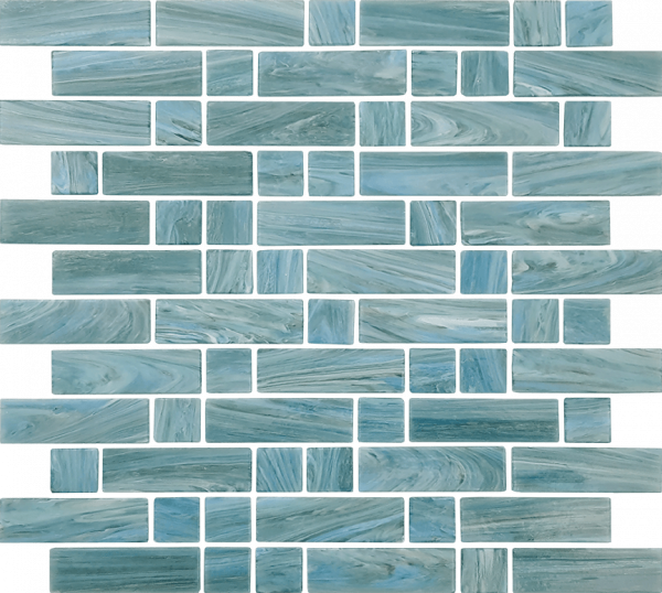 Java Mixed (Dash Series) Glass Pool Tile