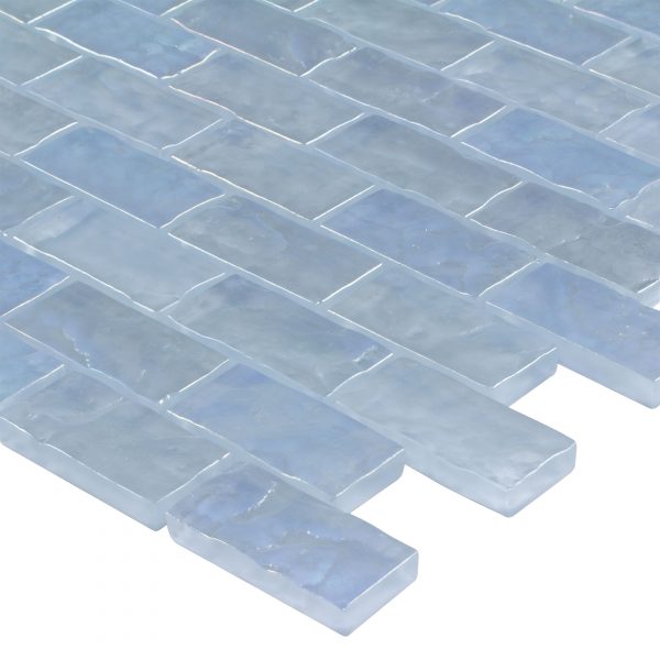 Glacial Seas 1″ x 2″ (Splash Series) Glass Pool Tile