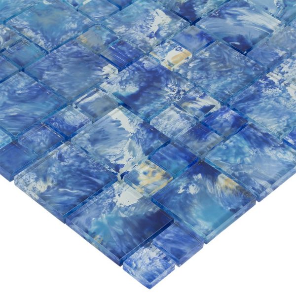 Island Gulf Mixed (Splash Series) Glass Pool Tile