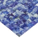 Island Blue Mixed (Splash Series) Glass Pool Tile