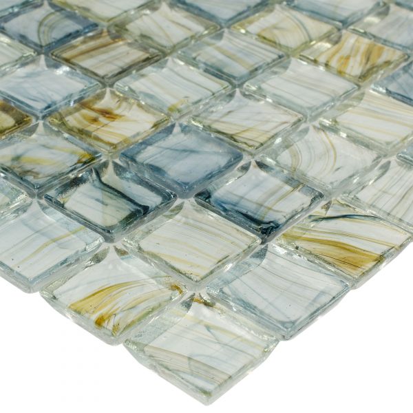 Sand Castle 1″ x 1″ (Splash Series) Glass Pool Tile