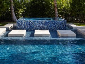 Neptune Blocks Mixed (Splash Series) Glass Pool Tile
