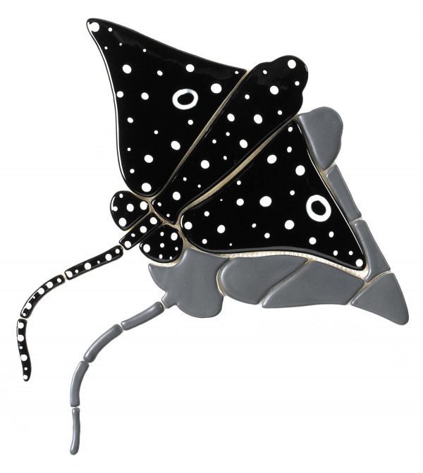 Spotted Eagle Ray Pool Mosaic