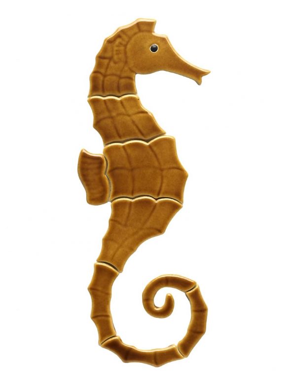 Single Seahorse Pool Mosaic