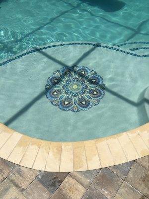 Joyful Soul Mandala Pool Mosaic