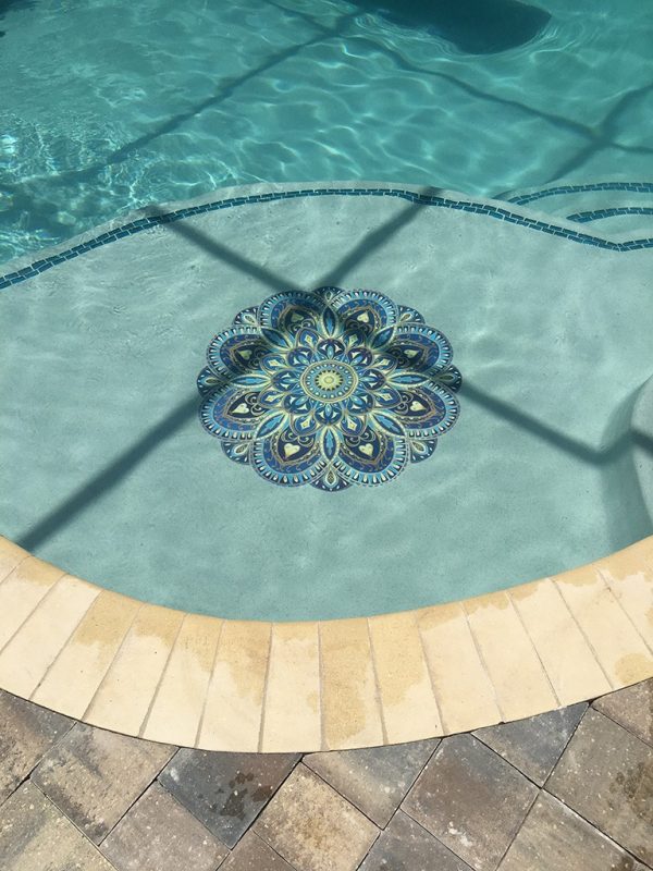 Joyful Soul Mandala Pool Mosaic