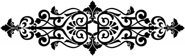 Baroque Center Scroll Pool Mosaic