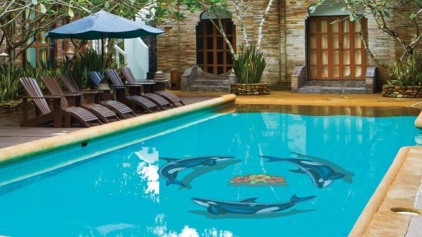 Orca A Pool Mosaic