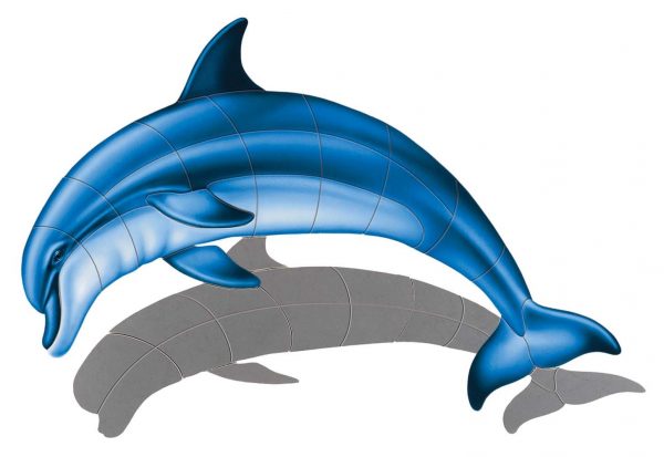 Bottlenose Dolphin A Pool Mosaic