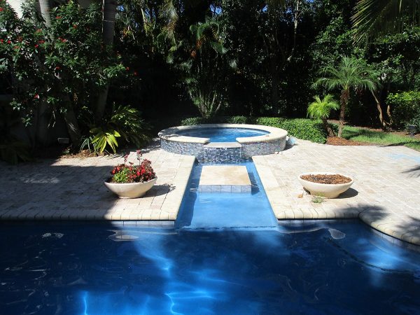 Blue Blend 1″ x 2″ (Ocean Series) Glass Pool Tile