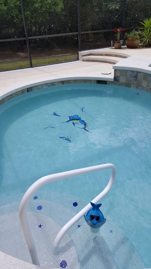 Sailfish Left Pool Mosaic