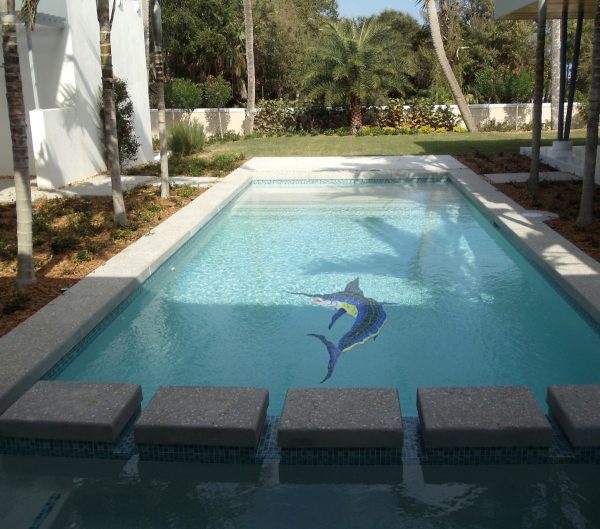 Marlin Pool Mosaic