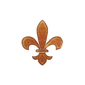 Fleur de Lis baby brown