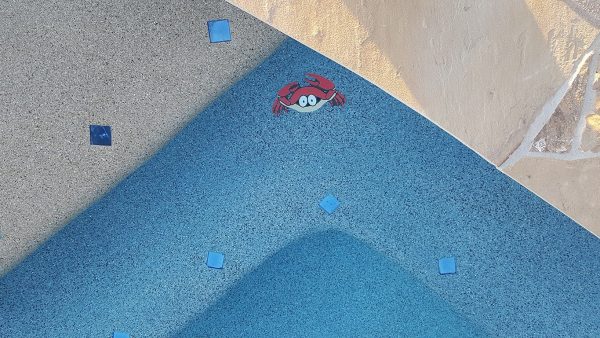 Fun Crab Pool Mosaic