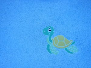 Fun Turtle Pool Mosaic