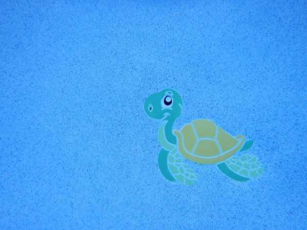 Fun Turtle Pool Mosaic